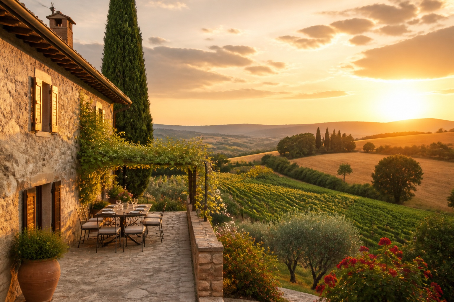 Tuscany Stone Farmhouse