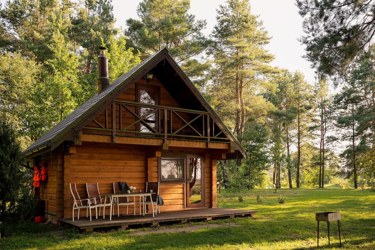 “Forest holiday” Cabin with sauna